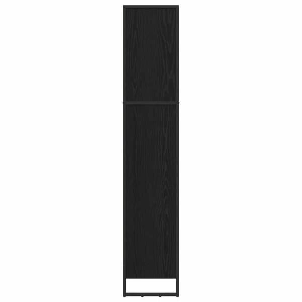 Maison Exclusive - Bibliotek 60 x 30 x 155 cm Ingeniørtræ Sort eg