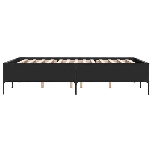 Maison Exclusive - Sengestel uden madras sort 120x190 cm