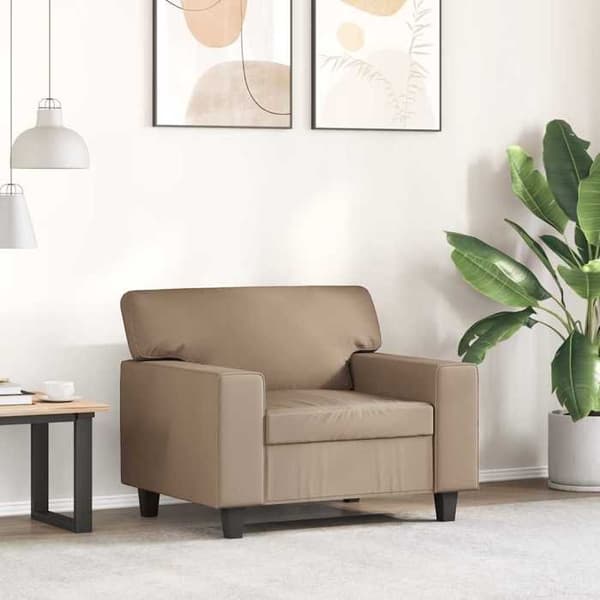 Maison Exclusive - Cappuccino-tuoli 60 cm keinonahkaa
