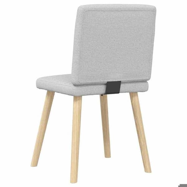 Maison Exclusive - Matstolar set om 2 grå moln tyg