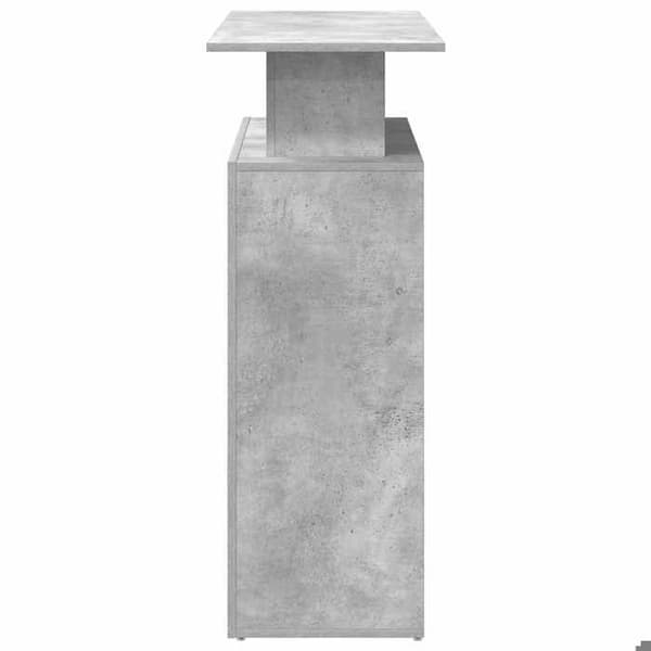Maison Exclusive - Grå betong receptionsdisk 100x40x104 ingenjörsträ