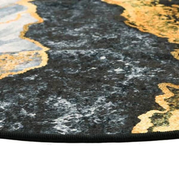 Maison Exclusive - Vaskbar multicolor tæppe Ø 120 cm