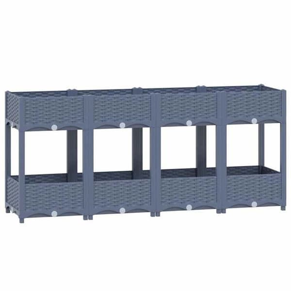 Maison Exclusive - Hævet seng 160x40x71 cm Polypropylen
