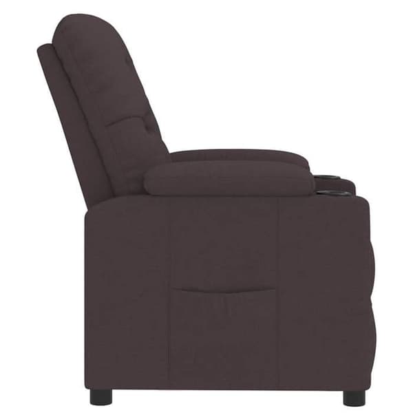 Maison Exclusive - Mørkebrun Recliner Stol i Stof