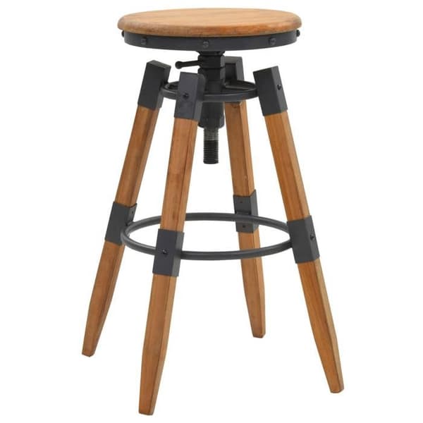 Maison Exclusive - Barstolar set om 2 i solid granträ