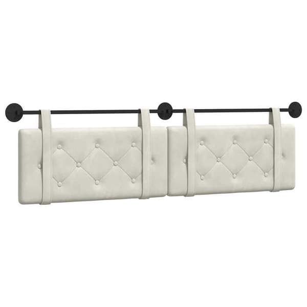 Maison Exclusive - Hængende hovedgærde Creme Velour