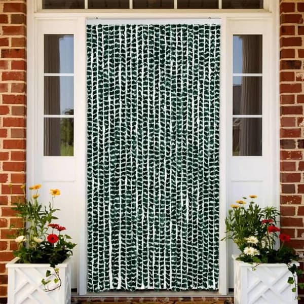 Fluegardin - EKSKLUSIV HUS - Chenille - Grøn - 100x200 cm - Polypropylen