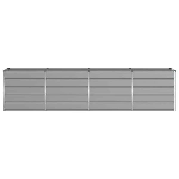 Maison Exclusive - Lys grå plantekasse 320 x 80 x 75 cm Stål