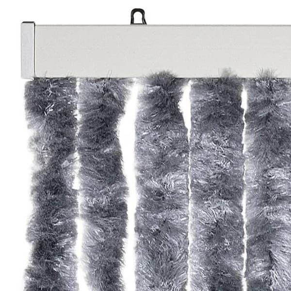 Myggenet - Eksklusivt Hus - Sølv - Polypropylen Chenille - 100 x 220 cm silver-
