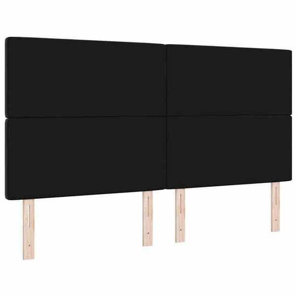 Maison Exclusive - Svart sänggavel 180 cm Sammet