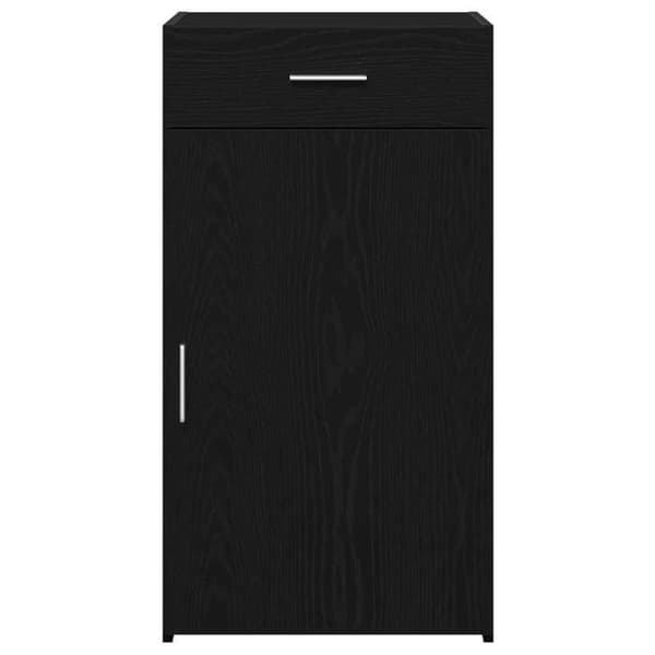 Maison Exclusive - Buffet Sort egetræ 50 x 42,5 x 93 cm