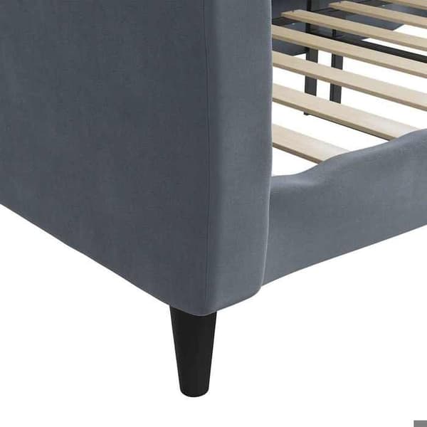 Maison Exclusive - Mörkgrå vilobädd 90x190 cm sammet