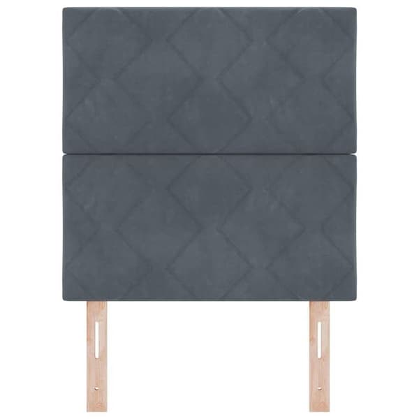 Maison Exclusive - Tummanharmaa LED-pääty 80 cm Sametti Mörkgrå