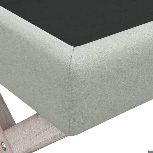 Maison Exclusive - Förvaringspall Ljusgrå 110x45x49 cm Sammet