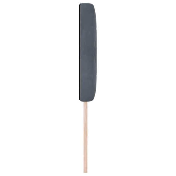 Maison Exclusive - LED-huvudgavel med LED-remsor Mörkgrå 80 cm Sammet