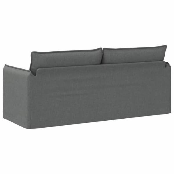 Maison Exclusive - Mörkgrå soffa 196 x 82 x 85 cm tyg Mörkgrå