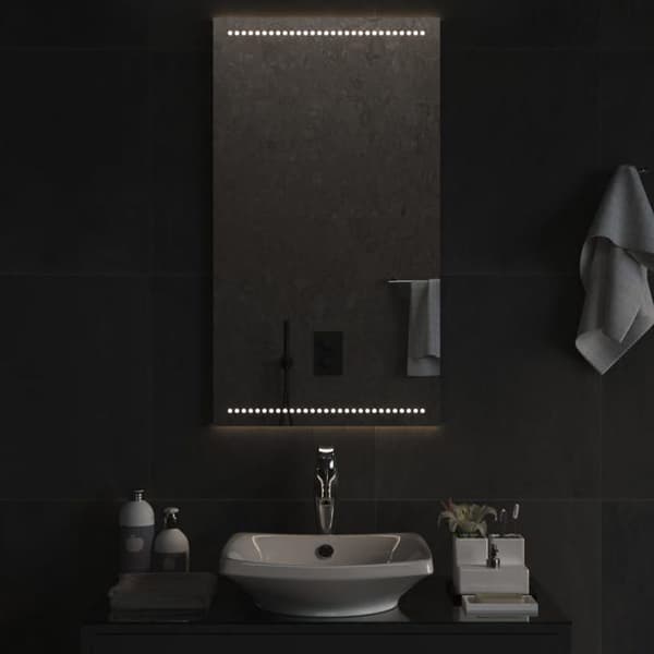 Maison Exclusive - LED badevægspejl 50x90 cm