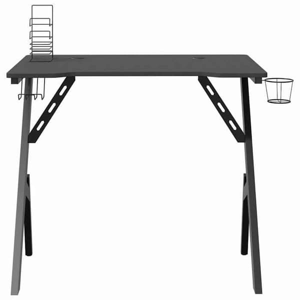 Maison Exclusive - Spilbord med Y-formede ben Sort 90x60x75 cm Svart
