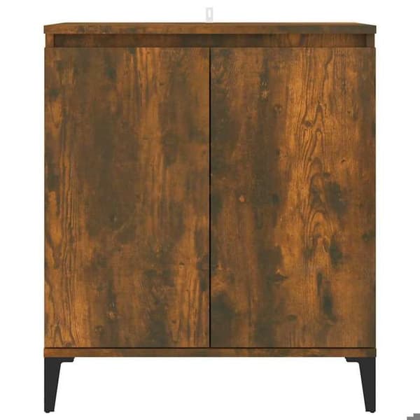 Maison Exclusive - Buffé Ek rökt 60x35x70 cm Ingenjörsträ
