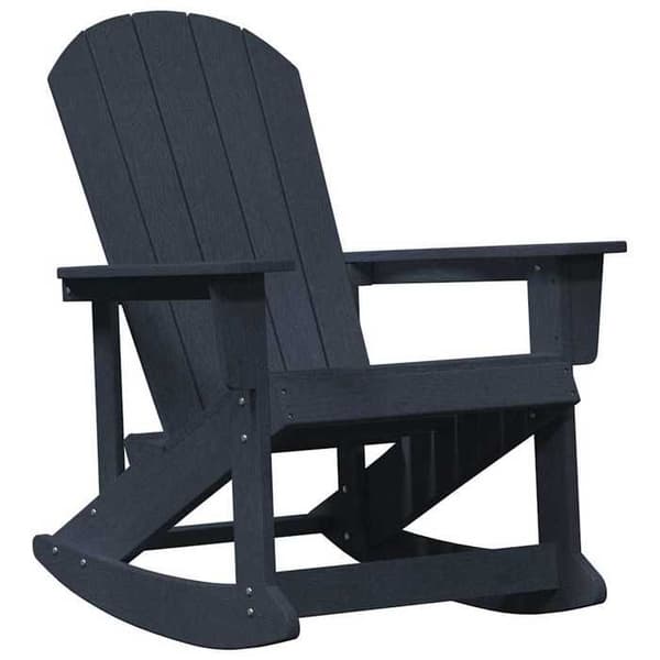 Maison Exclusive - Sininen HDPE Adirondack keinutuoli
