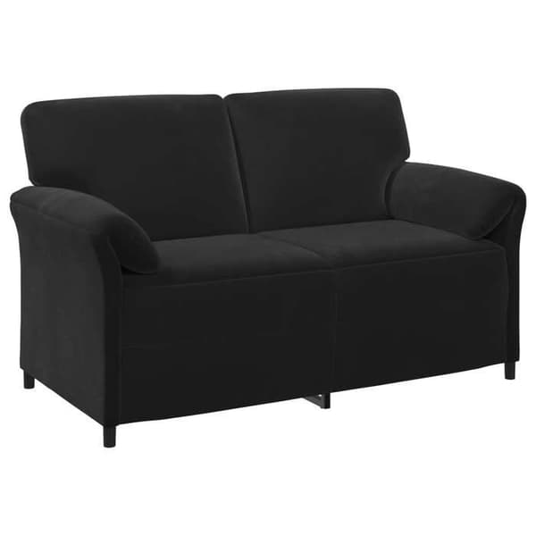 Maison Exclusive - Sofa 2 pladser Sort Velour