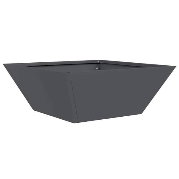 Maison Exclusive - Trädgårdskrukor 5 st Anthracite 40 x 40 x 15 cm