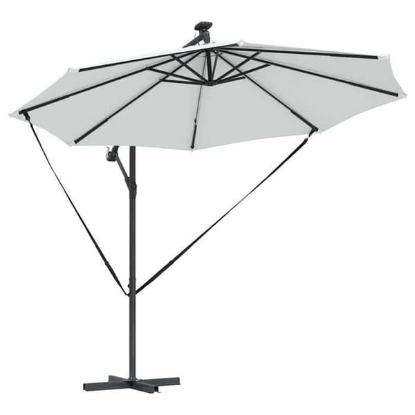 Maison Exclusive - Parasol 294 x 294 x 248 cm Polyester och Aluminium Sand Sand