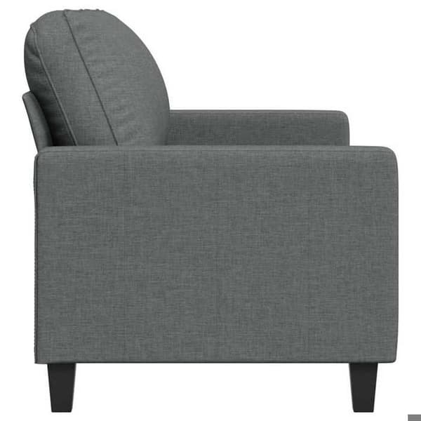 Maison Exclusive - Tummanharmaa 2-paikkainen sohva 140 cm Kangas Mörkgrå
