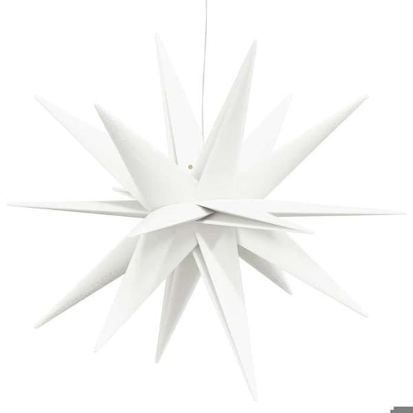 Maison Exclusive - Julbelysning med LED 3 st vikbar vit 57 cm Vit