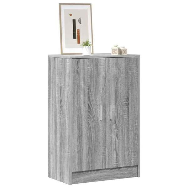 Maison Exclusive - Kengäteline 60 x 35 x 92 cm Tekninen puu Sonoma grå