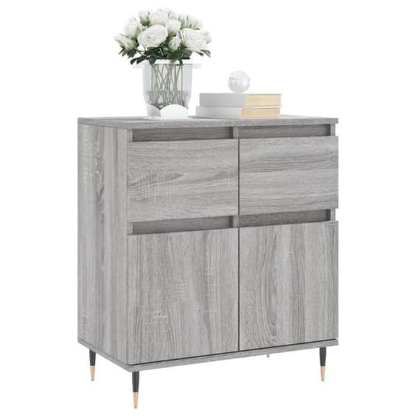 Maison Exclusive - Buffet Sonoma grå 60x35x70 cm Ingenjörsträ