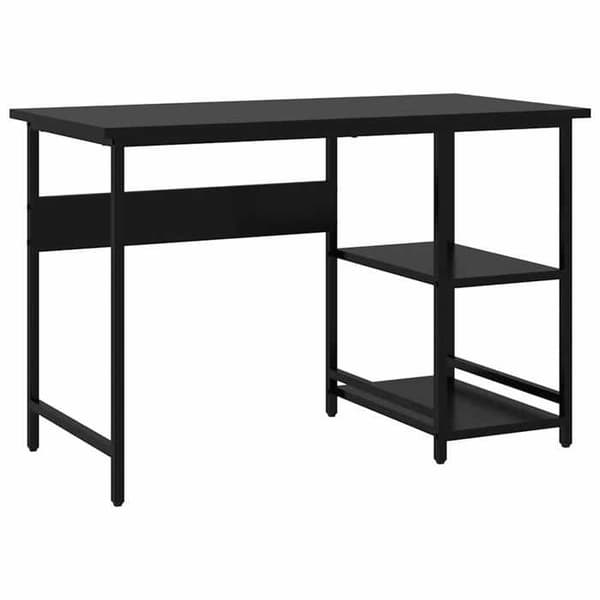 Maison Exclusive - Sort computerbord 105x50x72 cm MDF og metal Svart