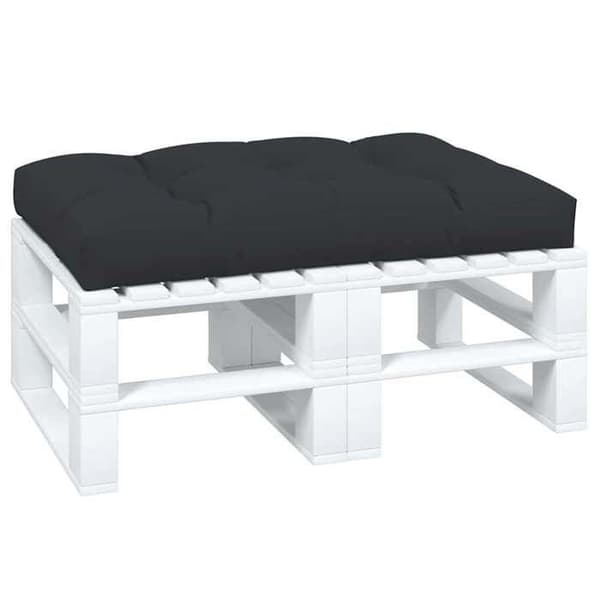 Pallepude - MAISON EXCLUSIVE - 120x80x12 cm - Sort - Holdbart polyester - Fyld af hulfiber Svart