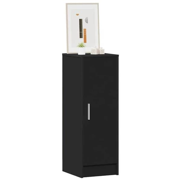 Maison Exclusive - Skoskab Sort 32x35x92 cm Ingeniørtræ