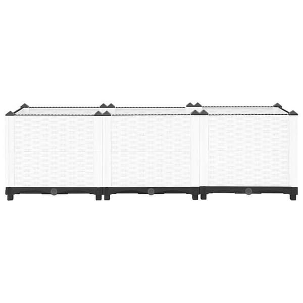 Maison Exclusive - Hög säng 120x40x38 cm Polypropylen Vit