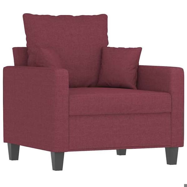 Maison Exclusive - Rød bordeaux Stol 60 cm Stof