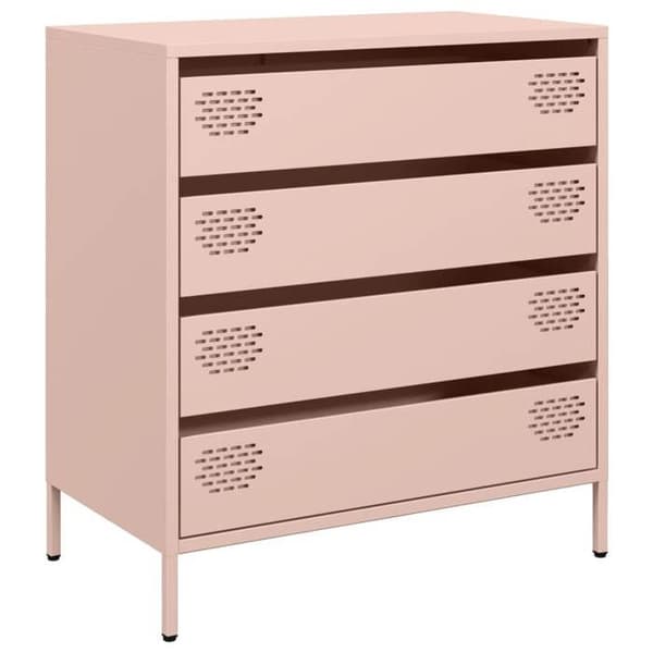 Maison Exclusive - Buffet rosa 68x39x73,5 cm koldvalset stål