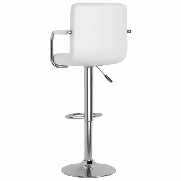 Maison Exclusive - Barstolar set om 2 vit konstläder
