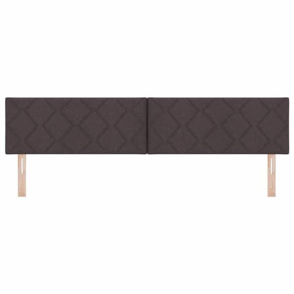 Maison Exclusive - Mörkbrun sänggavel i tyg