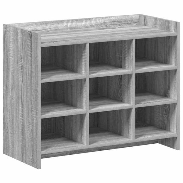 Maison Exclusive - Skoskab Sonoma grå 85 x 39,5 x 70 cm