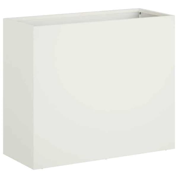 Maison Exclusive - Trädgårdskrukor 2 st Vit 50 x 20 x 40 cm
