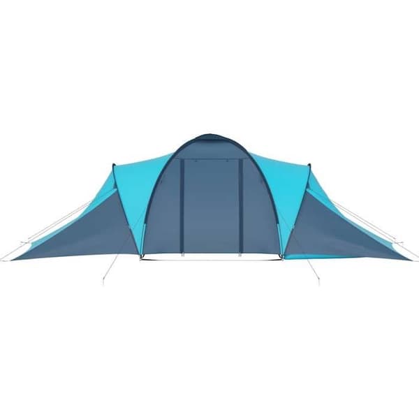 Maison Exclusive - Campingtelt til 6 personer blå og lyseblå