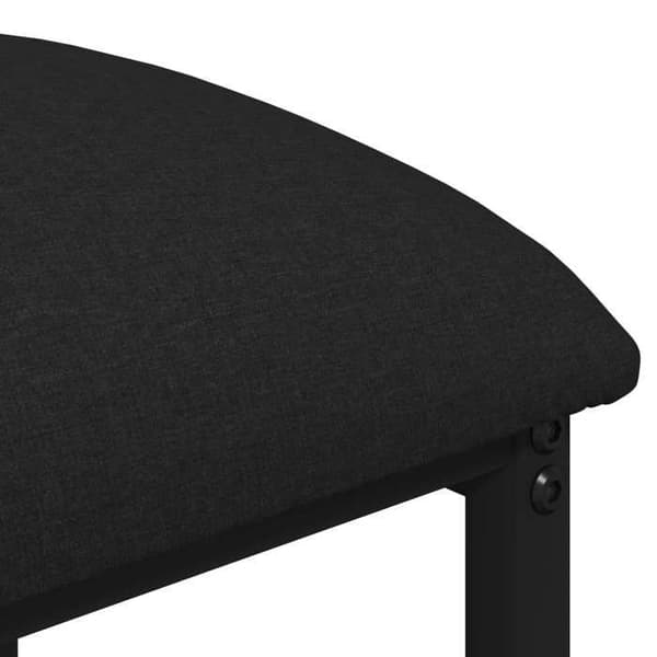 Maison Exclusive - Barstol Sort 40 x 32 x 74 cm Ingeniørtræ Svart