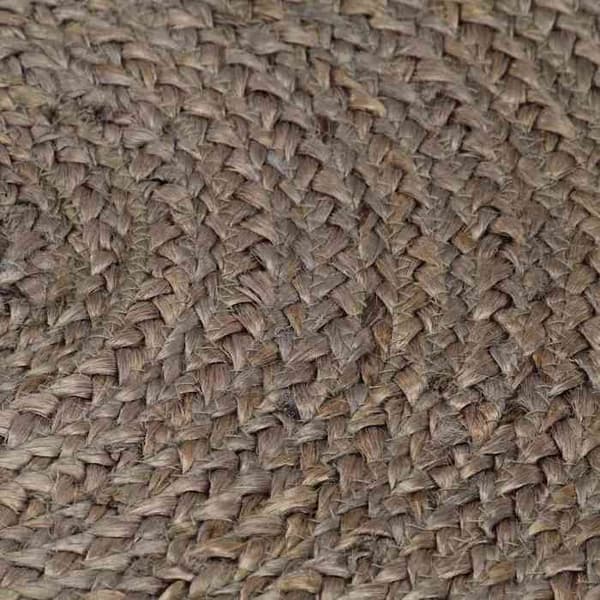 Maison Exclusive - Handgjord Rund Jute Matta 240 cm Grå