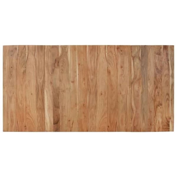 Maison Exclusive - Sort spisebord 180x90x77 cm i solid akacietræ