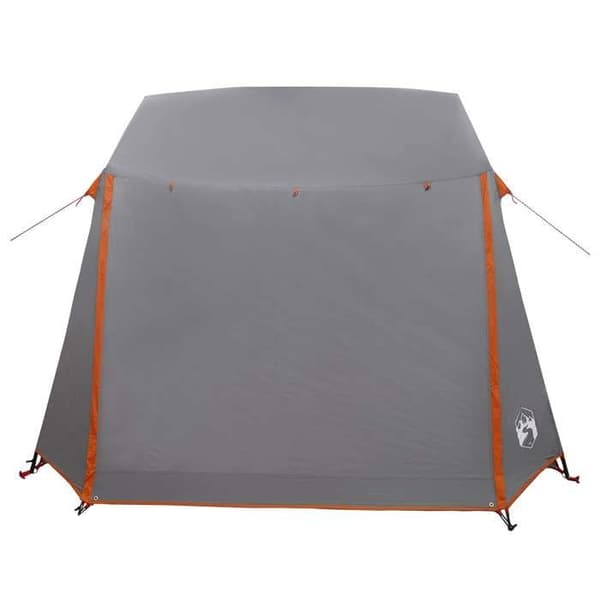 Maison Exclusive - Tunneliteltta Harmaa ja oranssi 275 x 240 x 200 cm