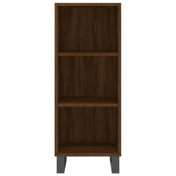 Maison Exclusive - Buffé ek brun 34,5x32,5x90 cm ingenjörsträ