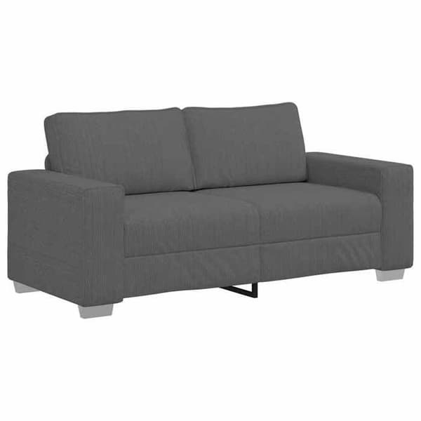 Maison Exclusive - Tummanharmaa sohva 180x77x82 cm samettikankainen