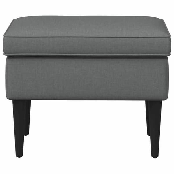 Maison Exclusive - Mörkgrå puff 55 x 35 x 41 cm Tyg