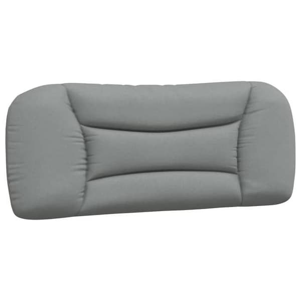 Maison Exclusive - Hvar vaaleanharmaa 100 cm sängynpäädyn tyyny, kangas ljusgrått